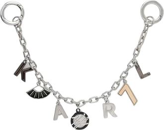 Karl Lagerfeld Accessoires, unisex, Grijs, ONE Size, K/Autograph Sleutelhanger