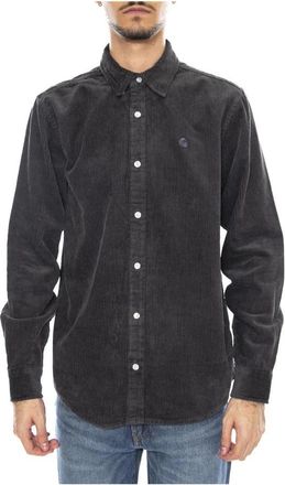 Carhartt Work in Progress Hombre, Camisas, Gris, Talla: S