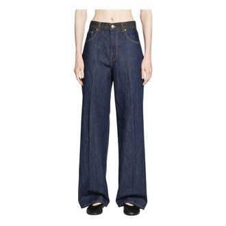 6397 Wide Jeans, female, Blue, Size: W25 Contrast WB Wide Jean