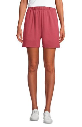 Lands End Sport Knit High Rise Shorts in Soft Mojave Rose at Nordstrom, Size X-Large Short