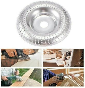 Trade Shop Trade Shop - Disco Per Smerigliatrice Angolare Raspa Levigatura Intaglio Legno 125 Mm 66014