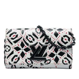 Louis Vuitton Pre-owned Twist MM - Dames - Pre-owned - Wit - Maat: ONE Size Leer
