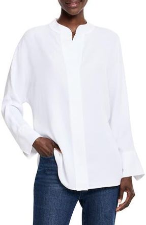 Nic+Zoe Flow Easy Fit Button-Up Shirt in Paper White at Nordstrom Rack, Size Small
