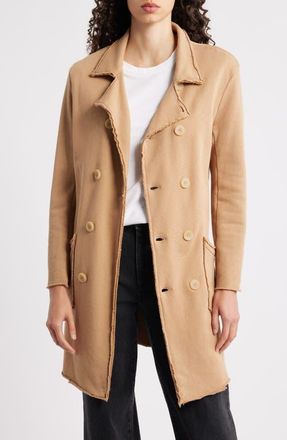 Frank & Eileen Tipperary French Terry Coat in Camel at Nordstrom, Size Large
