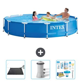 Intex Piscina Con Estructura Redonda - 366x76 Cm - 6-piezas S22459