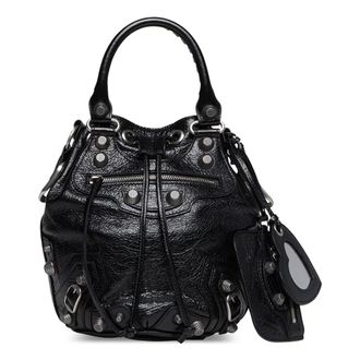 Balenciaga (WMNS) Balenciaga Le Cagole Small Bucket Bag Black 7024321VG9Y1000