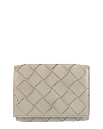 Bottega Veneta White Others Compact Wallet (Authentic Pre-Loved)