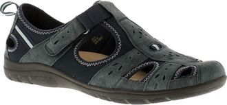 Free Spirit Cleveland Womens Flat Shoes Navy Textile - Size UK 5