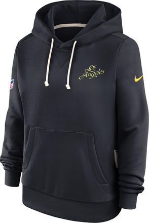 Nike Los Angeles Rams Rivalries Collection Sideline Nike Womens Dri-FIT NFL Pullover Hoodie in Blue | 03C34FA95-X0C