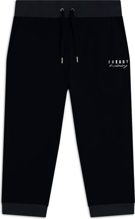 Freddy Pantaloni sportivi lunghezza capri in jersey