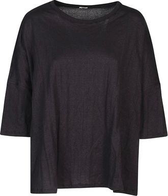 Apuntob Oversized Tops, female, Gray, Size: S Jersey T-shirt