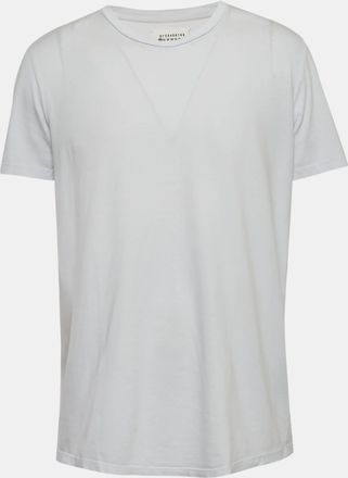 Maison Margiela Maison Martin Margiela Light Blue Jersey Crewneck T-Shirt