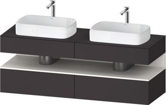 Duravit Qatego Consola Mueble Bajo Lavabo, 2 Extensiones, 2 - Duravit
