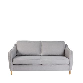 DRAWER Sof&aacute; cama expr&eacute;s de 2 plazas en tela - Gris claro