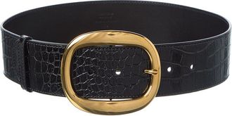 Tom Ford 50Mm Croc-Embossed Leather Belt