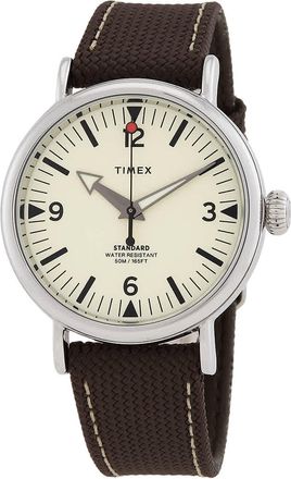 Timex Standard Quartz Cream Dial Mens Watch TW2V44100