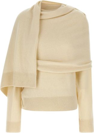 ARMARIUM Alida Sweater - Dames - Ronde hals truien - Beige - M - Wol - Truien & Vesten