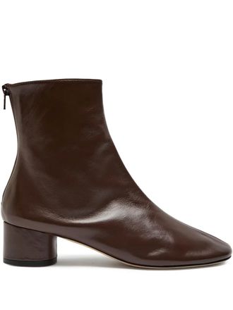 Dear Frances Harlie zip-detail ankle boots - Bruin