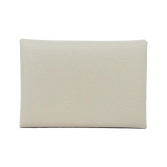 Herm&egrave;s White Coin Purse/Coin Case (Pre-Owned)
