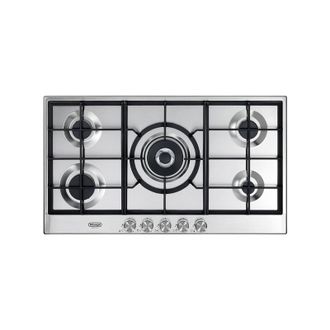 DeLonghi Placa De Gas Empotrada Delonghi Nsl 590 X De 90 Cm En Acero Inoxidable Y 5 Quemadores