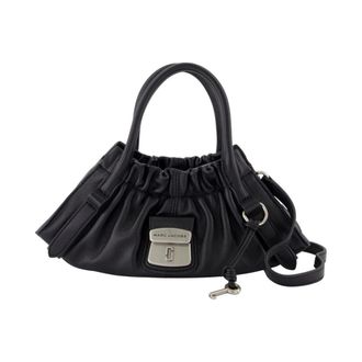 Marc Jacobs Zwarte leren Satchel Schoudertas - Dames - Handtassen - Zwart - ONE Size - Leer - Tassen