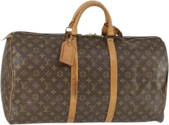 Louis Vuitton Pre-owned Weekend Bags, female, Brown, Size: ONE SIZE Pre-owned Weekend Bag