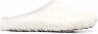 Marni Fussbet Sabot Calf-hair Slippers