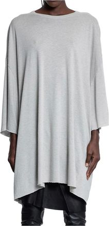 Rick Owens Tops, Dames, Grijs, ONE Size, Tommy T