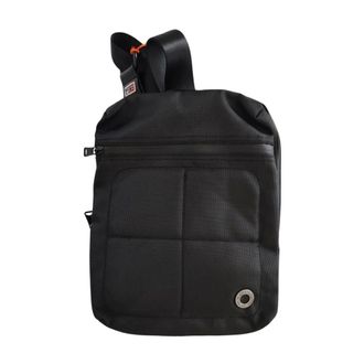 Napapijri Cross Body Messenger, female, Black, ONE SIZE, Water-Resistant Zip Bag Black Unisex