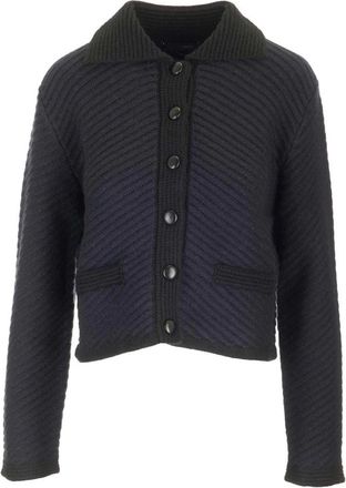 arch4 Tito Cardigan - Dames - Cashmere truien - Blauw - XS - Truien & Vesten