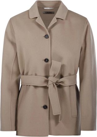 Max Mara Jassen, Dames, Beige, 2Xs, Wol, Fairy Tale Jacket