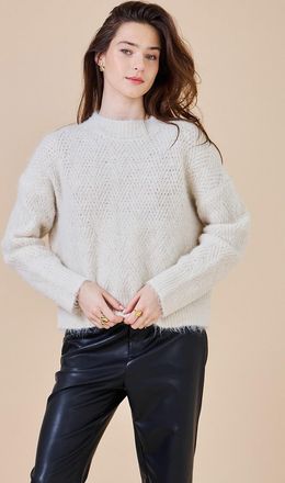 See U Soon Trui met lange mouwen en ronde hals