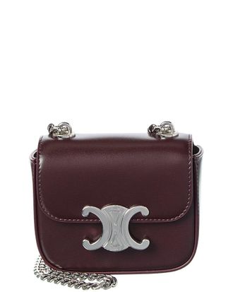 Celine Celine Claude Mini Leather Shoulder Bag