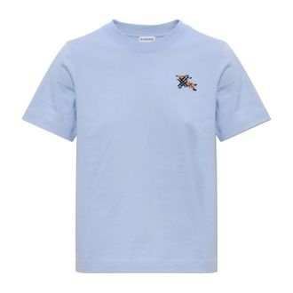 Burberry T-Shirts, female, Blue, Size: 2XS Frankie T-shirt