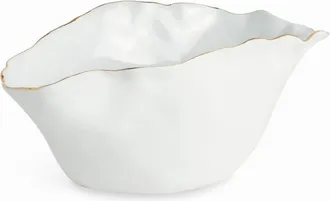 Napa Home & Garden Mackenna Small White Ceramic Wide Vase at Nordstrom