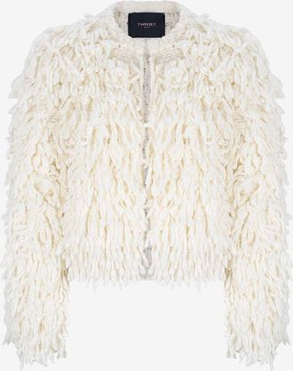 Twinset Kurzer Mantel aus Wolle