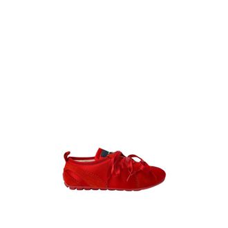 Simone Rocha Laced Shoes, female, Red, Size: 10 US Ballerina Grip Trainer