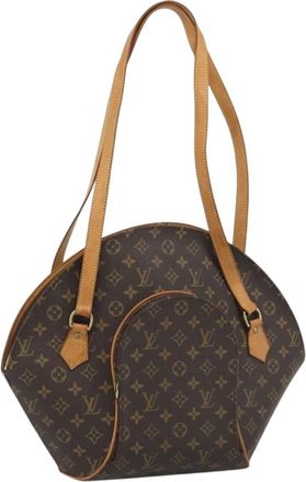 Louis Vuitton Ellipse Nm Monogram Canvas Brown Canvas Handbag (Pre-Owned)