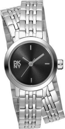 DKNY L 176 Bracelet Watch in Black/silver at Nordstrom