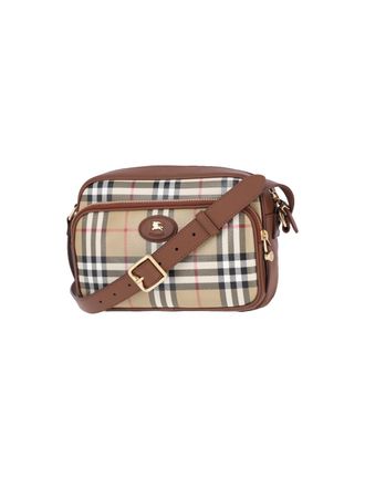Burberry Mens Bags Beige Cotton