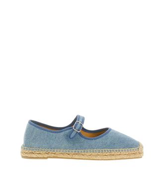 Castaner Blue Round-toe Espadrilles