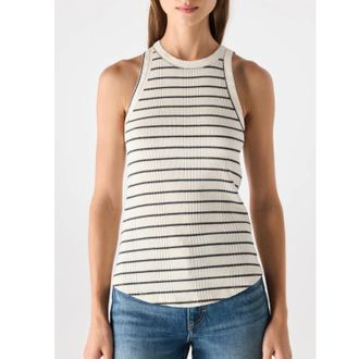 Amo Vera Tank In Natural/black