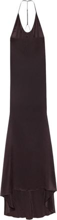 Tom Ford Brown Halter Neck Maxi Dress