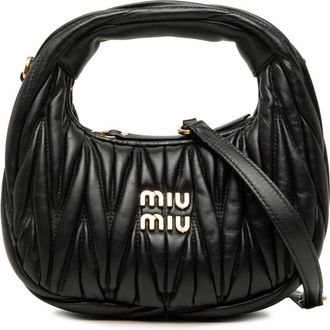 Miu Miu Pre-owned Miu Miu Mini Matelasse Nappa Wander Bag Ladies 72AK0OWVM84UFJS6