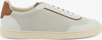 Brunello Cucinelli Sneakers Low-Top in suede e pelle - BRUNELLO CUCINELLI - gender_Man