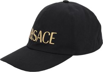 Versace Black Embroidered Logo Baseball Cap, Size 59