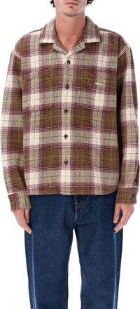Obey Laurel Woven Cotton Plaid Shirt