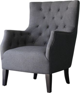 Habitat et Jardin Habitat Et Jardin - Sill&oacute;n Escandinavo duchesse En Tela - Gris