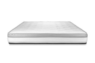 VITALIT Colch&oacute;n blanco con espuma 140 x 190