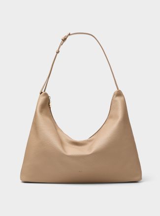 Ela Womens Pebbled rectangular hobo bag